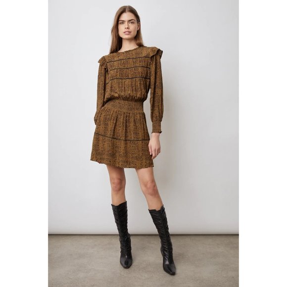 NWT Rails Faren Dress in Sepia Python M - Picture 2 of 5